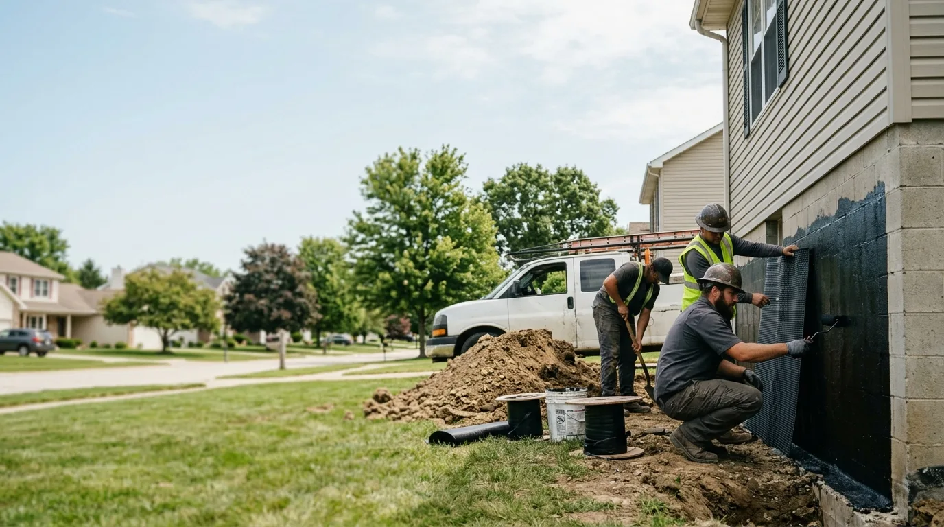 Basement Waterproofing in West Frankfort, IL near me